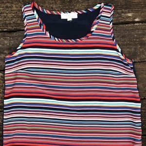 SOLD Striped Racerback Tank Top